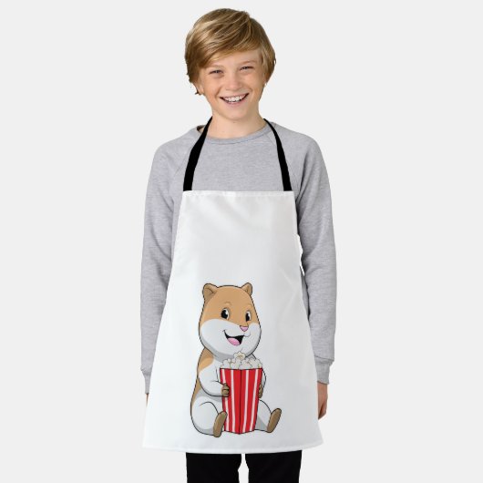 Tablier Hamster au cône de Popcorn (Porté)