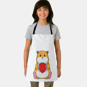 Tablier Hamster aux fraises (Insitu)