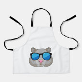 Tablier Hamster avec lunettes de soleil (Recto)