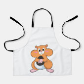 Tablier Hamster avec noyer (Recto)