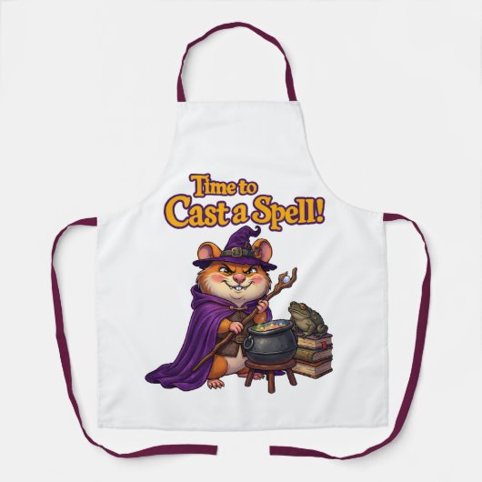 Tablier Hamster Magicien Mignon (Recto)