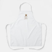 Tablier Hand-Drawn Bread Illustration Cooking Apron (Recto)