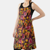 Tablier Hand-Painted with Inks All-Over Print Apron (Insitu)