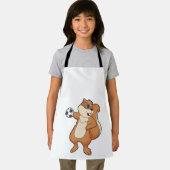 Tablier Handball joueur d'écureuil (Insitu)