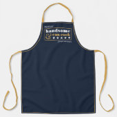 Tablier Handicap & Can Cook Mens Marine Fête des pères ble (Recto)