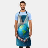 Tablier Hands Holding Earth Apron (Porté)