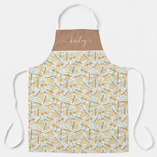 Tablier Hanging Sloths (Recto)