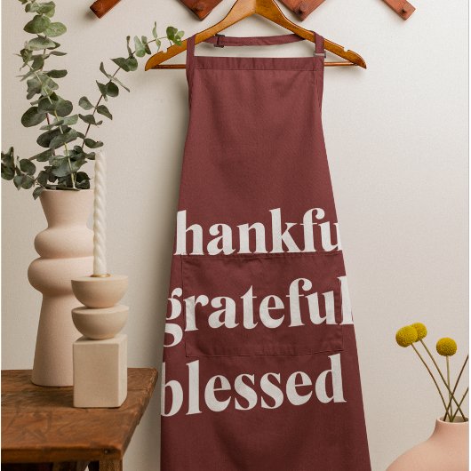 Tablier hankful Grateful Blessed