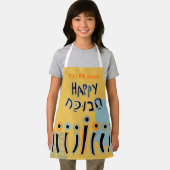 Tablier Hanouka Joyeuses Bougies Dansantes (Insitu)