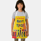 Tablier Hanouka Menorah de Danse Joyeuse (Insitu)