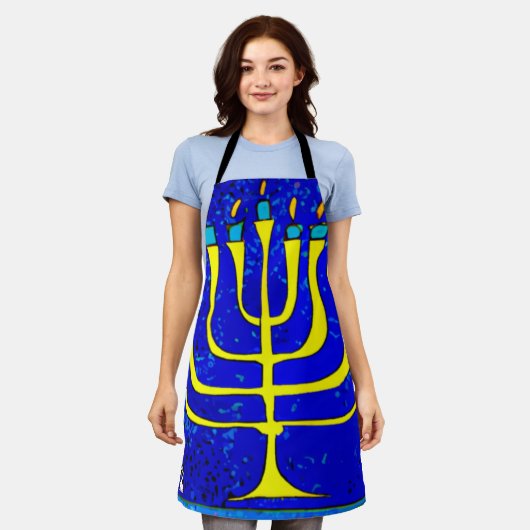 Tablier Hanoukka (Porté)