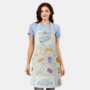 Tablier Hanoukka Apron heureux