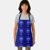 Tablier Hanoukka Bleu Petit Moyen Grand Tout Âge Apron (Insitu)