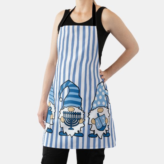Tablier Hanoukka Gnomes Trio Apron (Insitu)