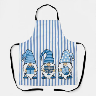 Tablier Hanoukka Gnomes Trio Apron