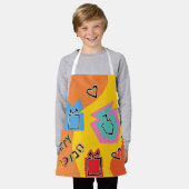 Tablier Hanoukka Happy Bright Art (Porté)