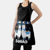 Tablier Hanukkah Llama Christmas Happy Llamakah Squad Cute (Insitu)