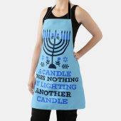 Tablier Hanukkah Quote Apron (Insitu)