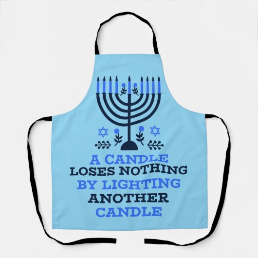 Tablier Hanukkah Quote Apron (Recto)