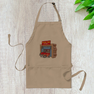 Tablier Happy Auto Voiture Laver Apron