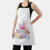 Tablier Happy Easter 2026 Cute Bunny Rabbit Easter Day Wom (Insitu)