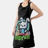 Tablier Happy Easter Bunny Pixel Game  (Insitu)