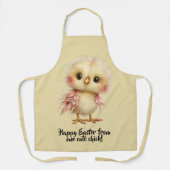 Tablier Happy Easter from one cute chick! (Recto)