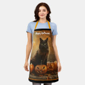 Tablier Happy Halloween Black Cat Collection (Porté)
