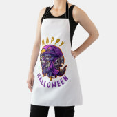 Tablier Happy Halloween Chat sorcier Halloween (Insitu)