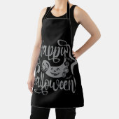 Tablier Happy Halloween chauves-souris Jack-o'-lantern (Insitu)