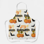 Tablier Happy Halloween design (Recto)