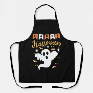 Tablier Happy Halloween Ghost Halloween Costume