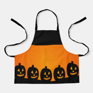 Tablier Happy Halloween Tête de citrouille enfants