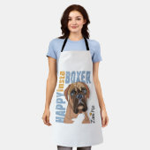Tablier Happy Insta Boxer - Zani Mo Dog (Porté)