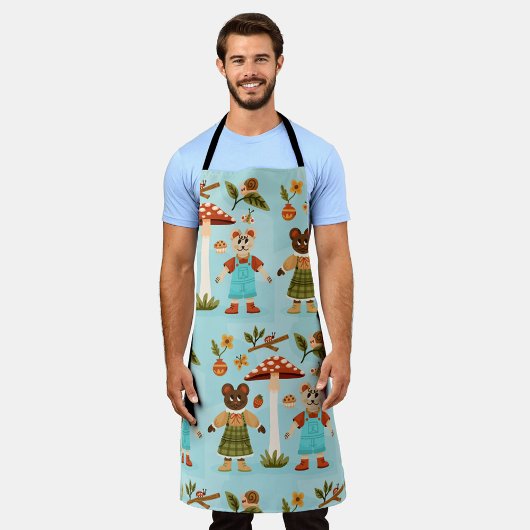 Tablier Happy man apron design 