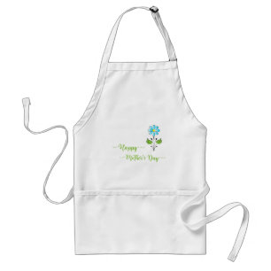 Tablier Happy-Mères-avec Fleur unique