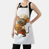 Tablier Happy Mouse Chef avec Big Cheese - Cuisine Apron (Insitu)