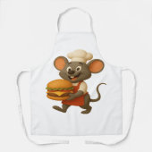 Tablier Happy Mouse Chef avec Big Cheese - Cuisine Apron (Recto)