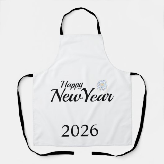 Tablier Happy New Year Custom Present (Recto)