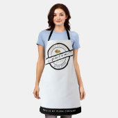Tablier HAPPY PURIM Script amusant Apron personnalisé (Porté)