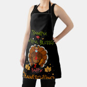 Tablier Happy thanksgiving Turkey With A Mask Thankful (Insitu)