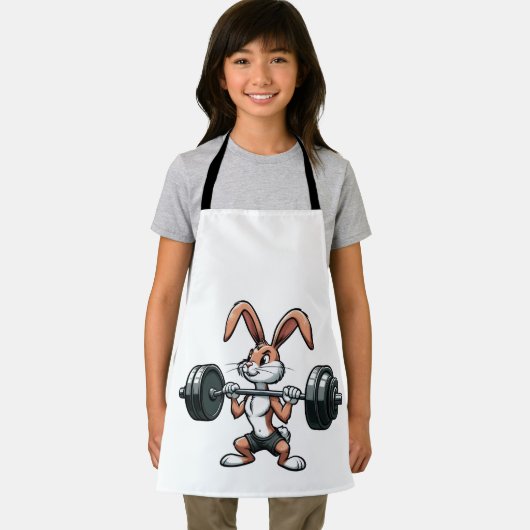 Tablier Hare with a barbell (Insitu)