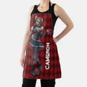 Tablier Harley Quinn Avec Dice Fuzzy (Insitu)