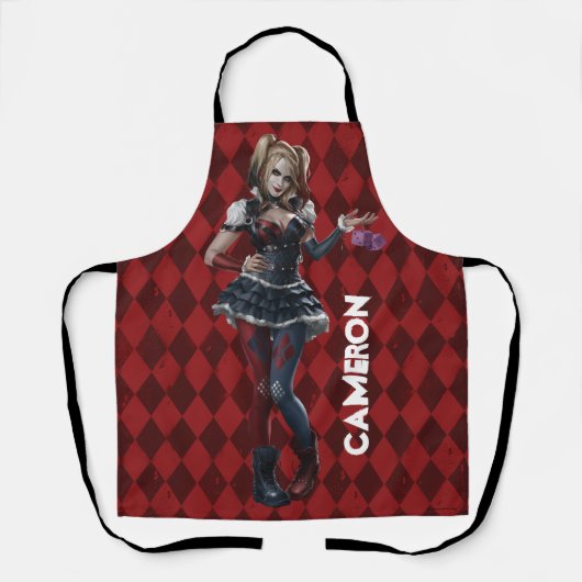 Tablier Harley Quinn Avec Dice Fuzzy (Recto)