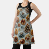 Tablier Harmonie des Pinecones d'hiver (Insitu)