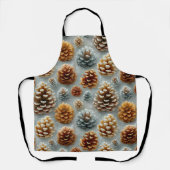 Tablier Harmonie des Pinecones d'hiver (Recto)