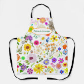 Tablier Harmonie florale printanière (Recto)