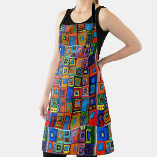 Tablier Harmonie vivante : Hommage à Hundertwasser