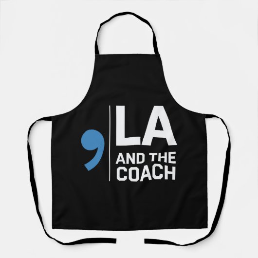 Tablier Harris Walz 2024 Comma La et l'entraîneur 2024 (Recto)