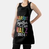 Tablier Harris Walz 2024 Kamala Ensemble nous pouvons LGBT (Insitu)